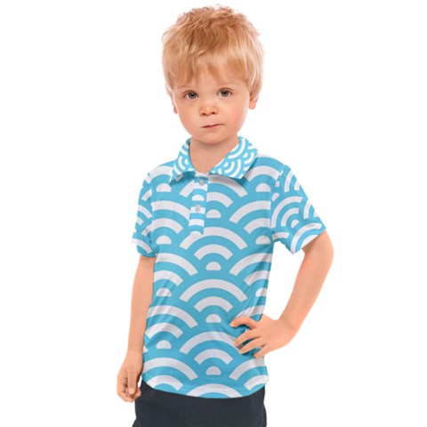 Waves Kids  Polo Tee by Sobalvarro