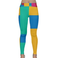 Squares  Classic Yoga Leggings by Sobalvarro