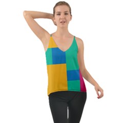 Squares  Chiffon Cami by Sobalvarro