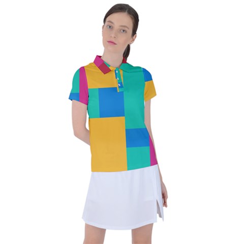 Squares  Women s Polo Tee by Sobalvarro