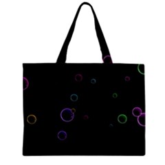 Bubble In Dark Zipper Mini Tote Bag by Sabelacarlos