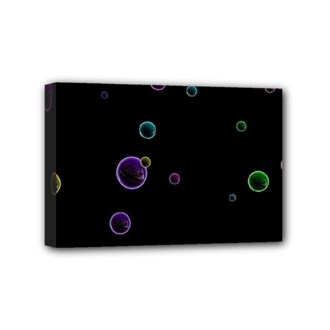 Bubble In Dark Mini Canvas 6  X 4  (stretched) by Sabelacarlos