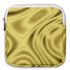 Golden Wave Mini Square Pouch by Sabelacarlos