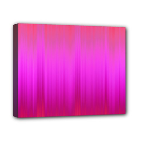 Fuchsia Ombre Color  Canvas 10  X 8  (stretched) by SpinnyChairDesigns