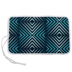 Blue Motif Design Pen Storage Case (s) by tmsartbazaar