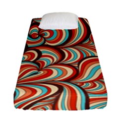 Psychedelic Swirls Fitted Sheet (single Size) by Filthyphil