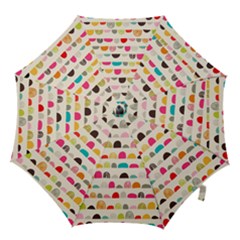Scandinavian Folk Art Rainbow Road Hook Handle Umbrellas (large) by andStretch