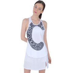 Letter C  Racer Back Mesh Tank Top by Sabelacarlos