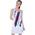 Abstract Space Pattern Design Racer Back Mesh Tank Top View1
