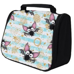 Halloween Bats Full Print Travel Pouch (big) by Angelandspot