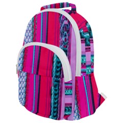 Fashion Belts Rounded Multi Pocket Backpack by essentialimage