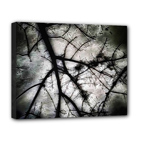 Closing In  Deluxe Canvas 20  X 16  (stretched) by MRNStudios