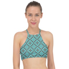 Tiles Racer Front Bikini Top by Sobalvarro