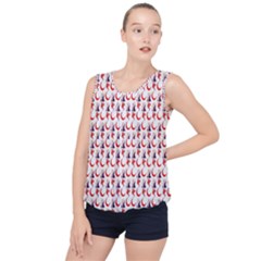 Halloween Bubble Hem Chiffon Tank Top