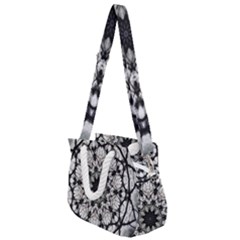 Evil Mandala  Rope Handles Shoulder Strap Bag by MRNStudios