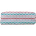 Aqua Coral Waves Full Print Rope Handle Tote (Large) View3