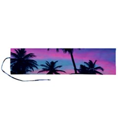 Palms Roll Up Canvas Pencil Holder (l) by goljakoff