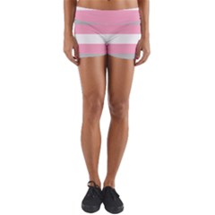 Demigirl Pride Flag Lgbtq Yoga Shorts by lgbtnation