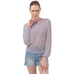 Orchid Hush Purple & Black - Banded Bottom Chiffon Top by FashionLane