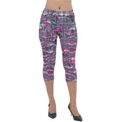 Robot Tastebuds Lightweight Velour Capri Leggings  by MRNStudios