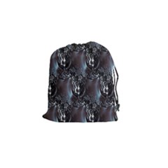 Black Pearls Drawstring Pouch (small) by MRNStudios