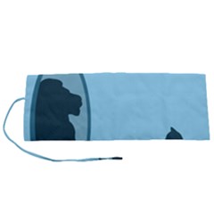 Cat Mirror Lion Roll Up Canvas Pencil Holder (s) by HermanTelo