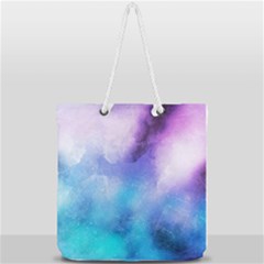 Metallic Paint Full Print Rope Handle Tote (large) by goljakoff