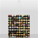 Glitch Glitchen Food Pattern One Full Print Rope Handle Tote (Large) View1