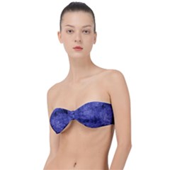 Lilac Abstract Classic Bandeau Bikini Top  by Dazzleway