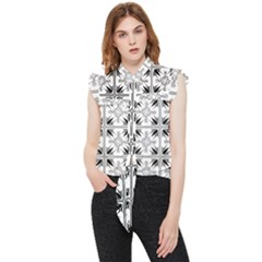 Greece Frill Detail Shirt by Sobalvarro