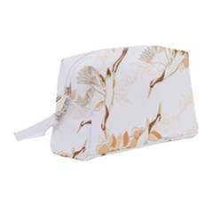 Birds And Flowers  Wristlet Pouch Bag (medium) by Sobalvarro