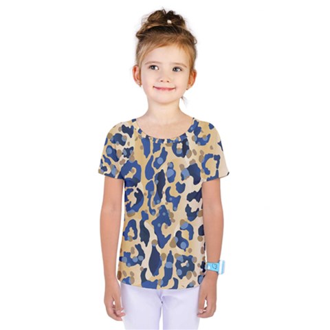 Leopard Skin  Kids  One Piece Tee by Sobalvarro