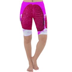 Two Hearts Cropped Leggings  by essentialimage