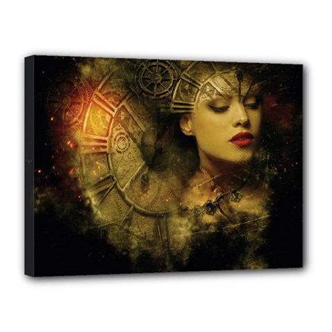 Surreal Steampunk Queen From Fonebook Canvas 16  X 12  (stretched) by 2853937