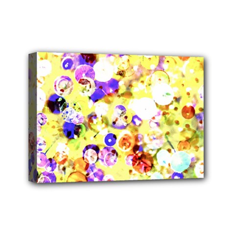 Sequins And Pins Mini Canvas 7  X 5  (stretched) by essentialimage