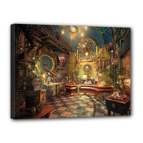 Steampunk Room Canvas 16  X 12  (stretched) by 2853937