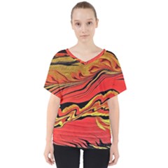 Warrior s Spirit V-neck Dolman Drape Top by BrenZenCreations