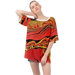 Warrior s Spirit  Oversized Chiffon Top by BrenZenCreations