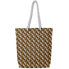 Abstract Illusion Full Print Rope Handle Tote (small) by Sparkle