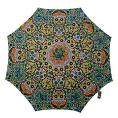 Sugar Skulls Pattern Hook Handle Umbrellas (large) by ExtraAwesomeSauce