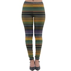 Multicolored Linear Abstract Print Lightweight Velour Leggings by dflcprintsclothing