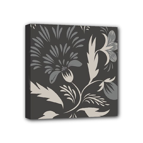 Black Bouquet Mini Canvas 4  X 4  (stretched) by Eskimos