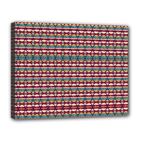 Native American Pattern Canvas 14  X 11  (stretched) by ExtraAwesomeSauce