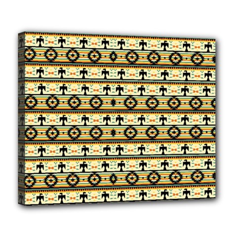 Native American Pattern Deluxe Canvas 24  X 20  (stretched) by ExtraAwesomeSauce
