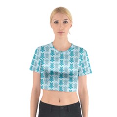 Sea Turtle Sea Animal Cotton Crop Top