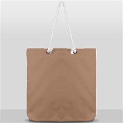 Cafe Au Lait Full Print Rope Handle Tote (large) by FabChoice