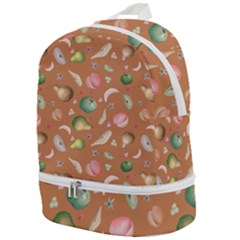 Watercolor Fruit Zip Bottom Backpack by SychEva
