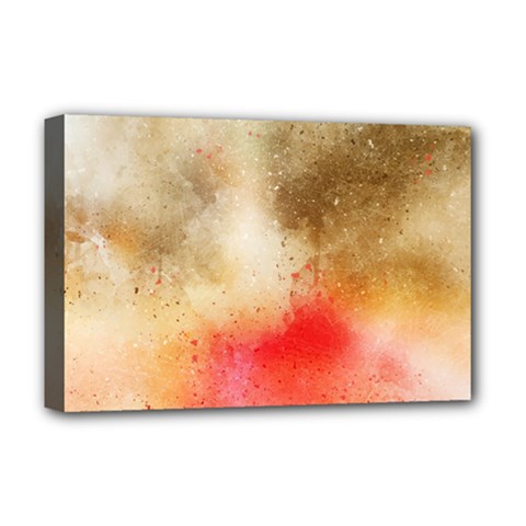Gold Drops Deluxe Canvas 18  X 12  (stretched) by goljakoff