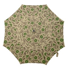 Folk Floral Pattern  Abstract Flowers Print  Seamless Pattern Hook Handle Umbrellas (large) by Eskimos