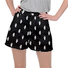 Vampire Hand Motif Graphic Print Pattern 2 Ripstop Shorts by dflcprintsclothing